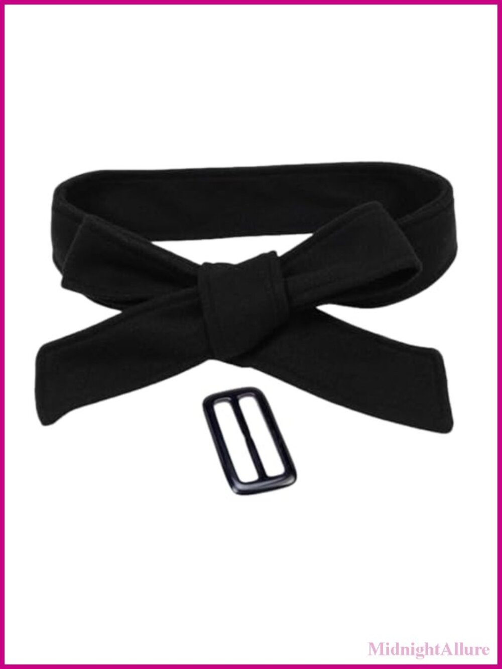 Wide Felt Waist Belt Square Buckle Overcoat Replacement Belt